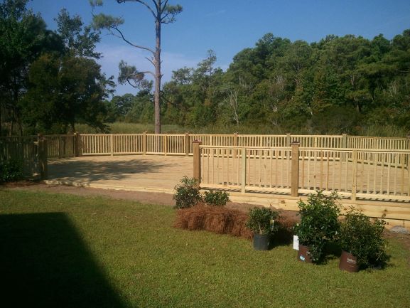 Treated Deck